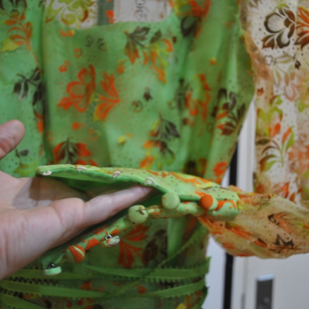 **sold on DEPOP** Vintage 60s Bright Dress ๐ฟ - Picture 3 of 7